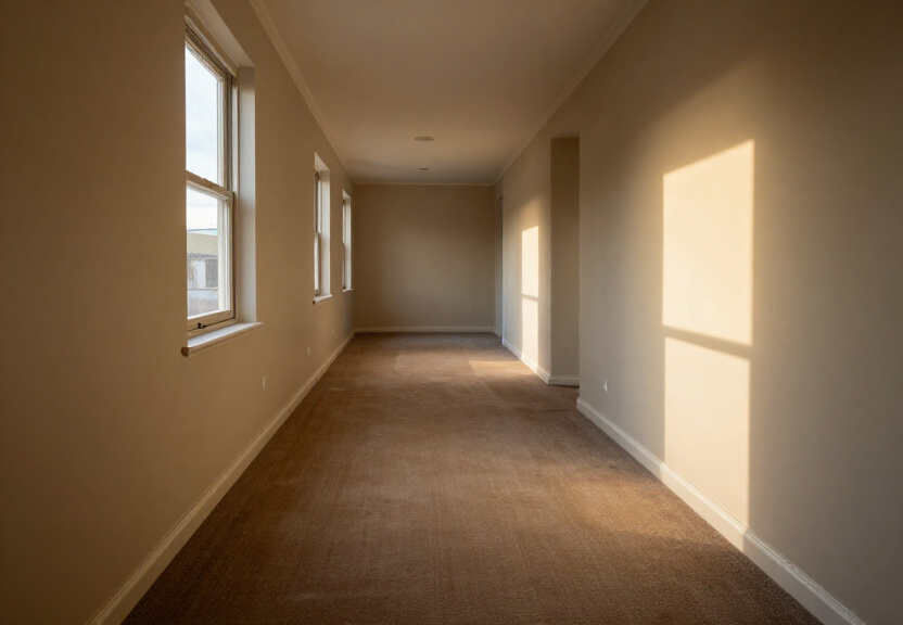 Restored living room in Willoughby after water extraction and drying